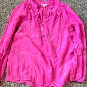 Lilly Pulitzer Hot Pink Top